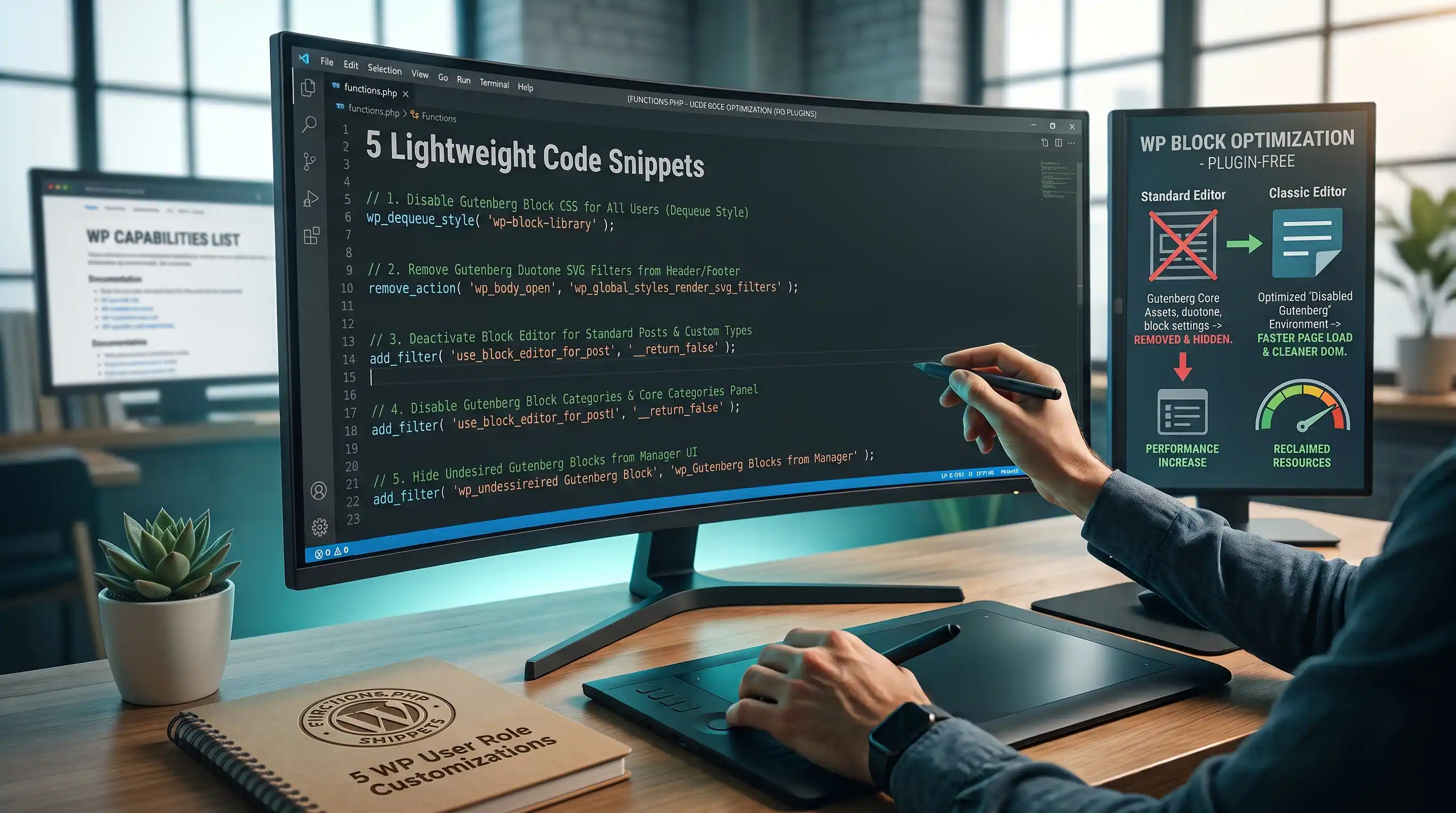 5 Lightweight Code Snippets to Disable Gutenberg Block CSS & Unused Features