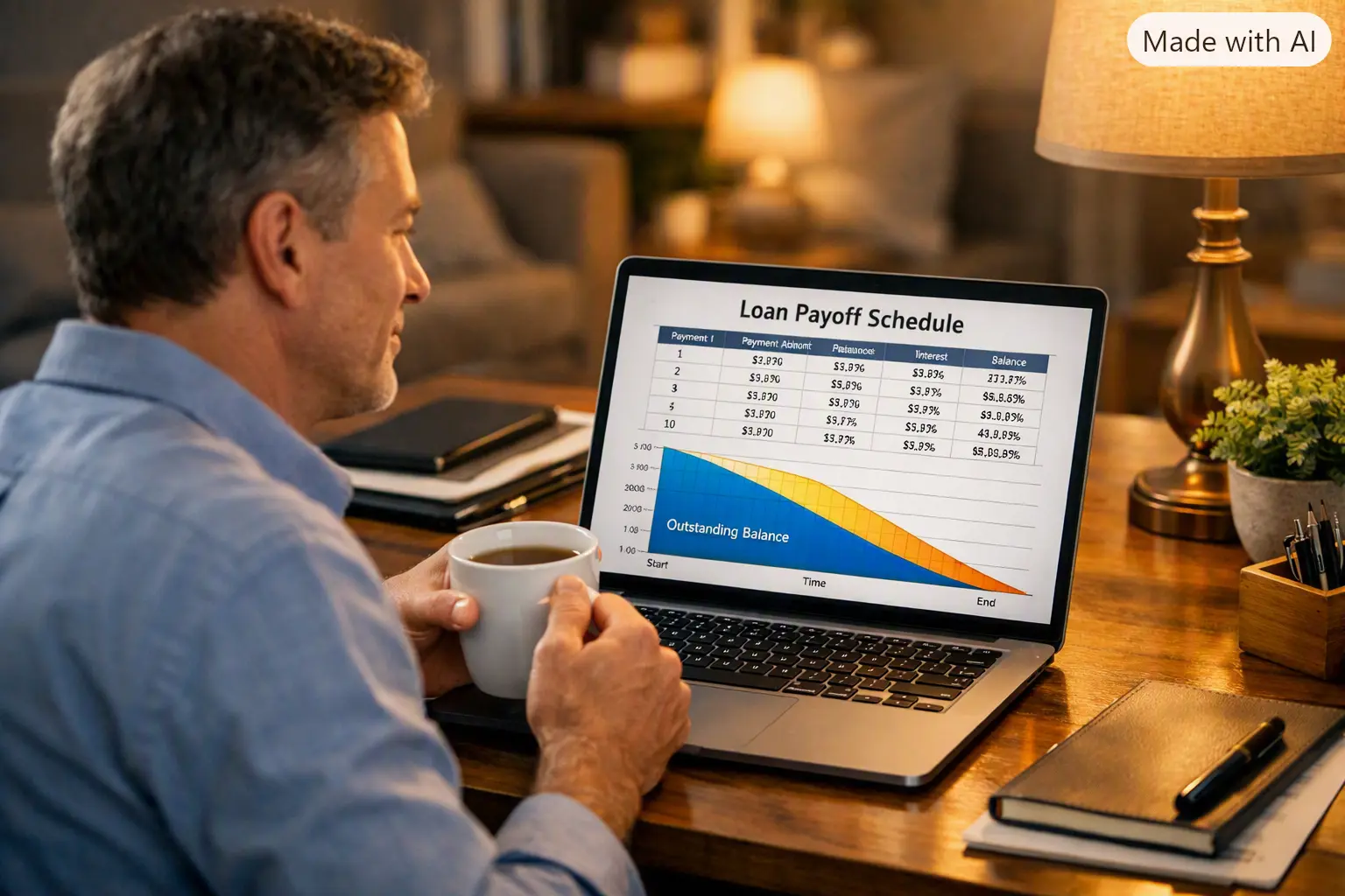 Where Does Your EMI Go? Generate a Full Loan Amortization Schedule