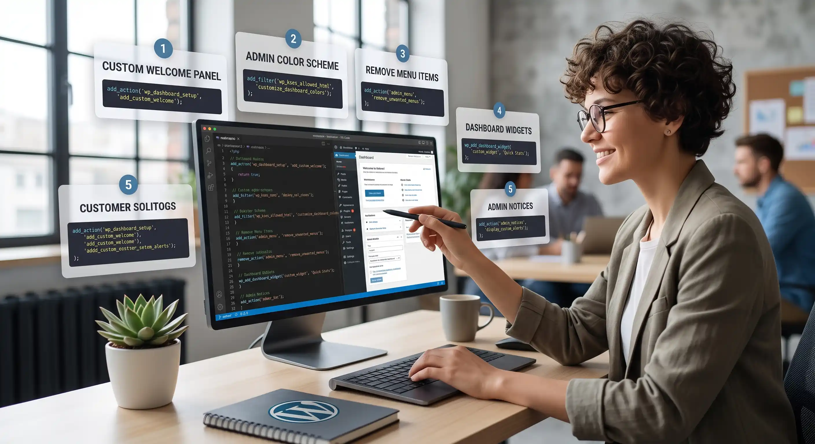 5 Simple PHP Snippets to Customize Your WordPress Admin Dashboard